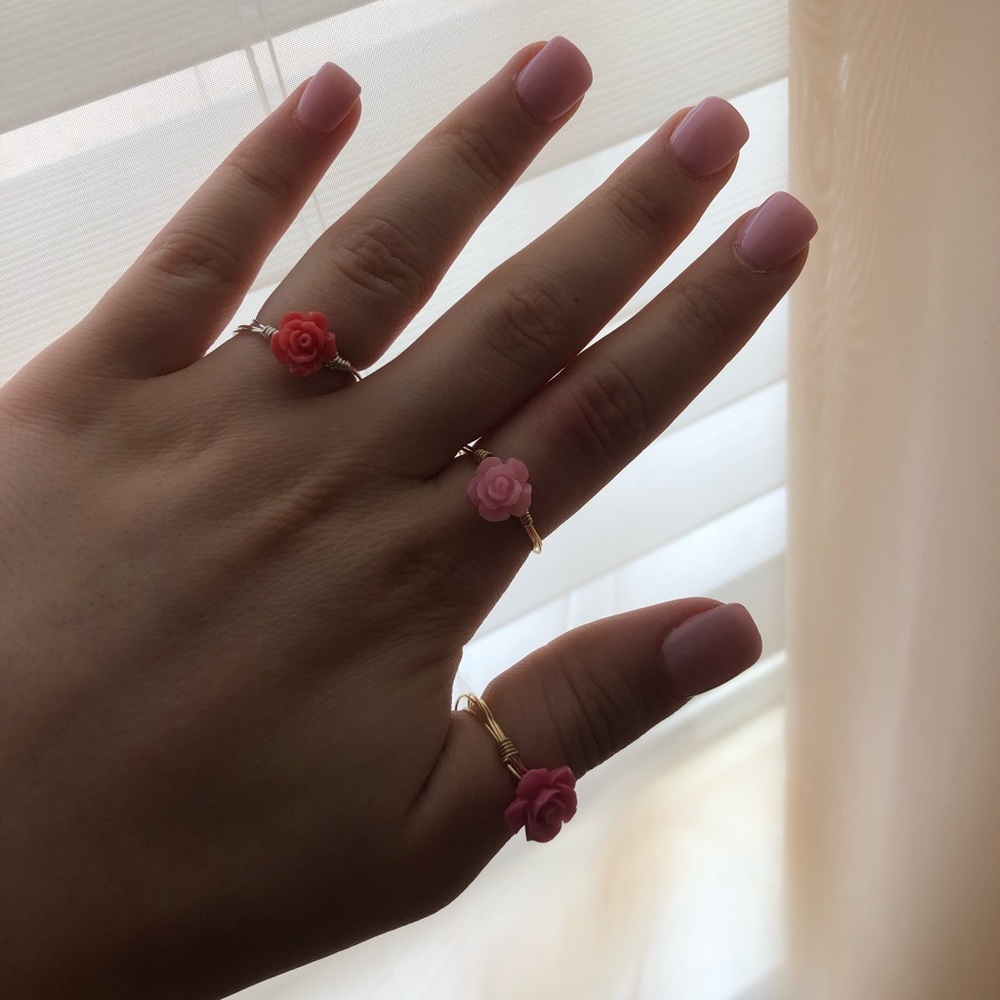 HANDMADE ROSE RINGS - Picture 5 of 9